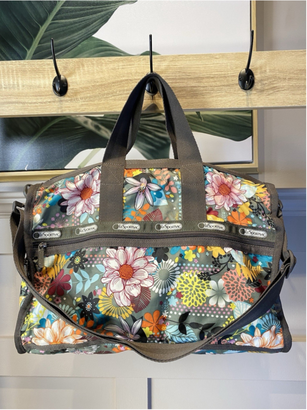 LeSportsac Tote Duffel Duffle Weekender Travel Bag 16”